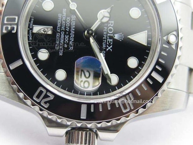 0227 Popular Submariner SS SS Black Dial BP Maker Best Edition Swiss ETA 3929